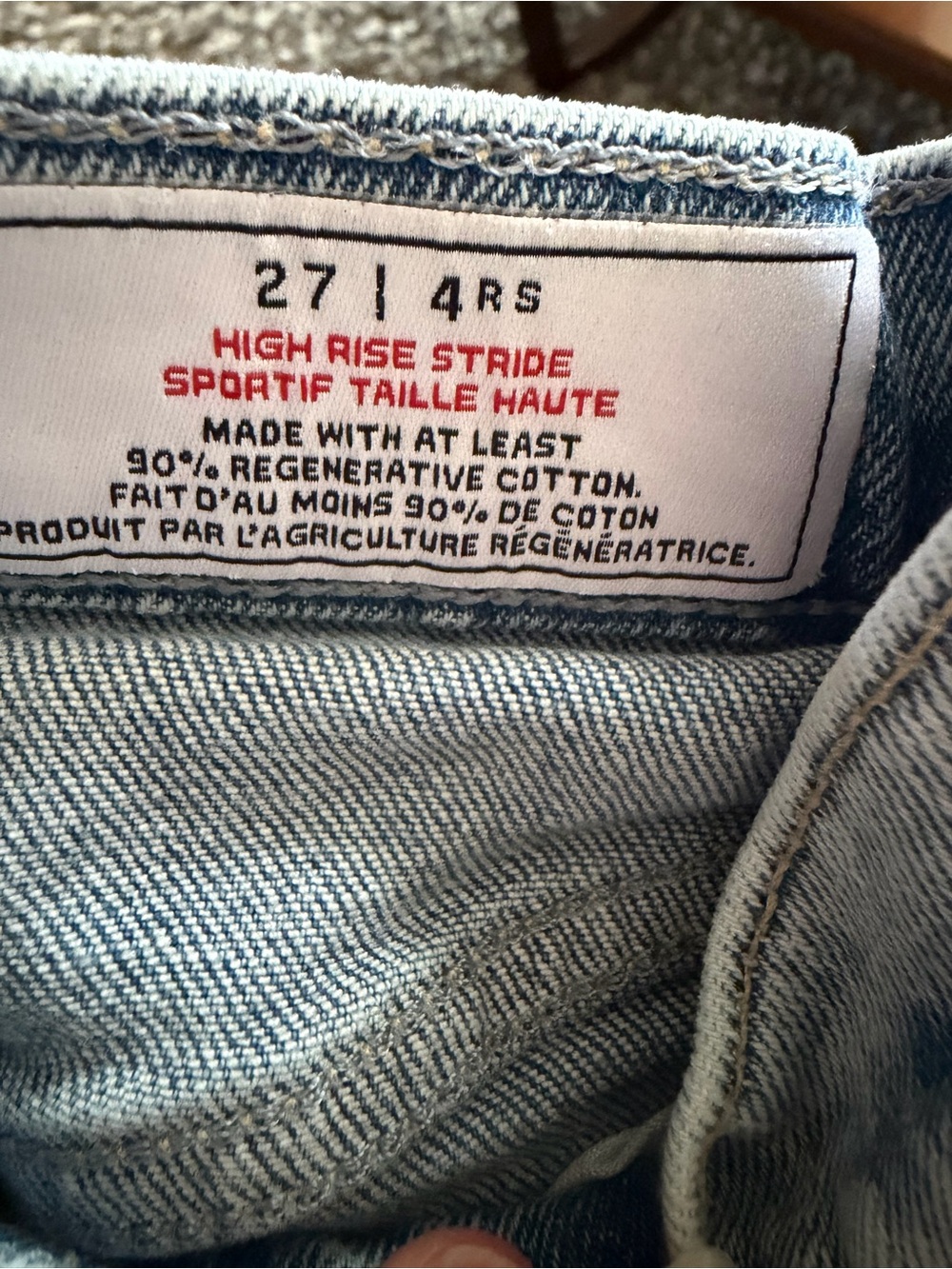 High Rise Stride Cuffed Wide-Leg Jeans - Picture 5 of 5